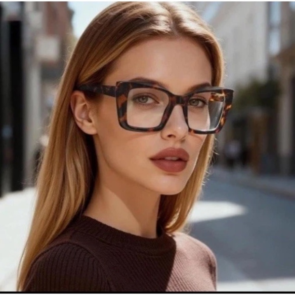 Oversize Big Tortoise Women Reading Glasses Large Square Readers New Model 2.0